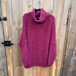 Free People She's All That Knit Alpaca Blend Turtleneck Sweater Women's Size XS